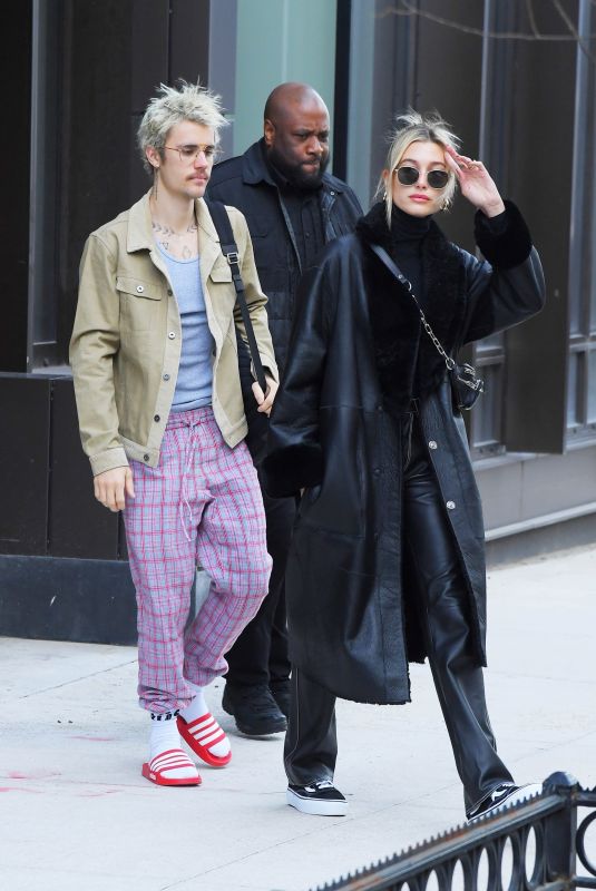 HAILEY and Justin BIEBER Heading to Saturday Night Live in New York 02/08/2020