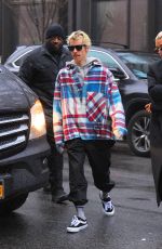 HAILEY and Justin BIEBER Out and About in New York 02/07/2020