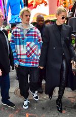 HAILEY and Justin BIEBER Out and About in New York 02/07/2020