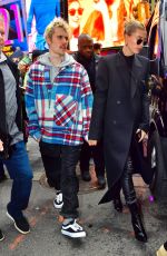 HAILEY and Justin BIEBER Out and About in New York 02/07/2020