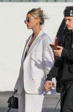HAILEY and Justin BIEBER Out in Hollywood 01/31/2020