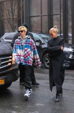 HAILEY and Justin BIEBER Out in New York 02/07/2020