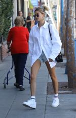 HAILEY BIEBER Arrives at a Spa in West Hollywood 02/01/2020