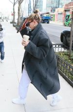 HAILEY BIEBER Arrives at Her Apartment in New York 02/28/2020