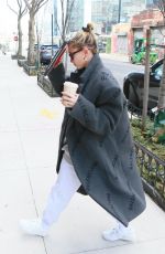 HAILEY BIEBER Arrives at Her Apartment in New York 02/28/2020