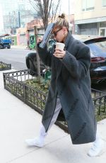 HAILEY BIEBER Arrives at Her Apartment in New York 02/28/2020