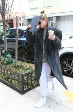 HAILEY BIEBER Arrives at Her Apartment in New York 02/28/2020