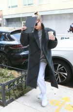 HAILEY BIEBER Arrives at Her Apartment in New York 02/28/2020