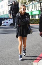 HAILEY BIEBER Arrives at Pilates Class in West Hollywood 02/03/2020
