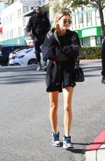 HAILEY BIEBER Arrives at Pilates Class in West Hollywood 02/03/2020