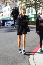 HAILEY BIEBER Arrives at Pilates Class in West Hollywood 02/03/2020