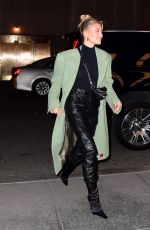HAILEY BIEBER Arrives at Saturday Night Live in New York 02/08/2020