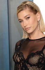 HAILEY BIEBER at 2020 Vanity Fair Oscar Party in Beverly Hills 02/09/2020