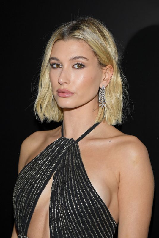 HAILEY BIEBER at Saint Laurent Fashion Show in Paris 02/25/2020
