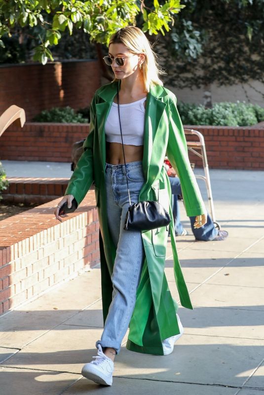 HAILEY BIEBER at South Beverly Grill in Beverly Hills 02/18/2020 ...