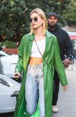 HAILEY BIEBER at South Beverly Grill in Beverly Hills 02/18/2020