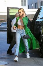 HAILEY BIEBER at South Beverly Grill in Beverly Hills 02/18/2020