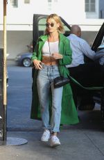 HAILEY BIEBER at South Beverly Grill in Beverly Hills 02/18/2020