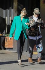 HAILEY BIEBER at South Beverly Grill in Hollywood 02/11/2020