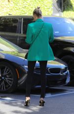 HAILEY BIEBER at South Beverly Grill in Hollywood 02/11/2020