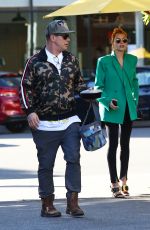 HAILEY BIEBER at South Beverly Grill in Hollywood 02/11/2020