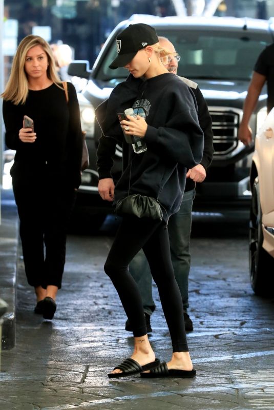 HAILEY BIEBER Heading to Doctor