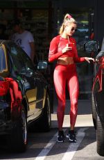 HAILEY BIEBER Leaves Gym in Hollywood 02/24/2020