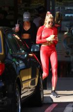 HAILEY BIEBER Leaves Gym in Hollywood 02/24/2020
