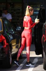 HAILEY BIEBER Leaves Gym in Hollywood 02/24/2020