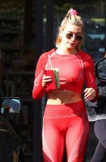HAILEY BIEBER Leaves Gym in Hollywood 02/24/2020