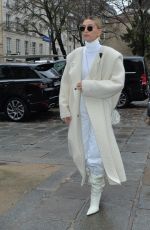 HAILEY BIEBER Leaves Her Hotel in Paris 02/27/2020