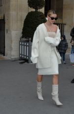 HAILEY BIEBER Leaves Her Hotel in Paris 02/27/2020