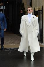 HAILEY BIEBER Leaves Her Hotel in Paris 02/27/2020