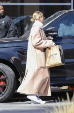 HAILEY BIEBER Out for Coffee in Los Angeles 02/04/2020