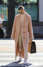 HAILEY BIEBER Out for Coffee in Los Angeles 02/04/2020