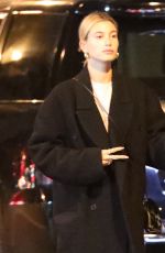 HAILEY BIEBER Out to Get a New Tattoo in Hollywood 02/16/2020