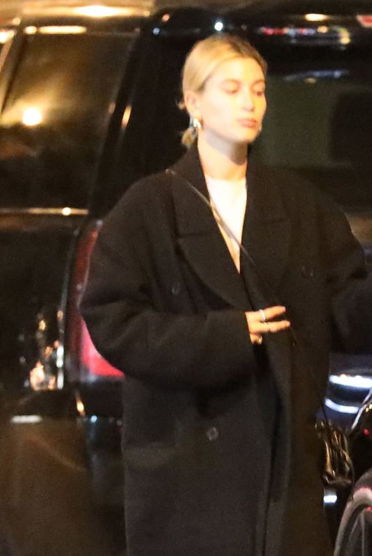 HAILEY BIEBER Out to Get a New Tattoo in Hollywood 02/16/2020