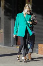 HAILEY BIEBER Out with Her Dad in Hollywood 02/11/2020