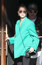 HAILEY BIEBER Out with Her Dad in Hollywood 02/11/2020