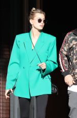 HAILEY BIEBER Out with Her Dad in Hollywood 02/11/2020