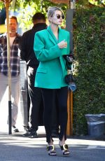 HAILEY BIEBER Out with Her Dad in Hollywood 02/11/2020
