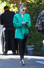 HAILEY BIEBER Out with Her Dad in Hollywood 02/11/2020