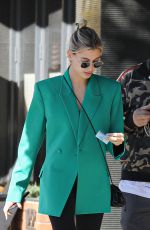 HAILEY BIEBER Out with Her Dad in Hollywood 02/11/2020