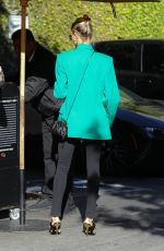 HAILEY BIEBER Out with Her Dad in Hollywood 02/11/2020