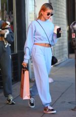 HAILEY BIEBER Shopping at Agen Provocateur in Hollywood 02/12/2020