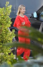 HAILEY BIEBER Visiting a Friend in Los Angeles 02/13/2020