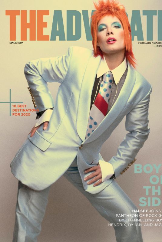 HALSEY in The Advocate Magazine, February/March 2020