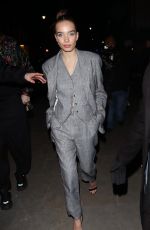 HANA CROSS Arrives at Love Magazine Party in London 02/17/2020