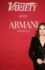 HANNAH ZEILE at Variety x Armani Makeup Artistry Dinner in Los Angeles 02/04/2020