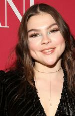 HANNAH ZEILE at Variety x Armani Makeup Artistry Dinner in Los Angeles 02/04/2020
